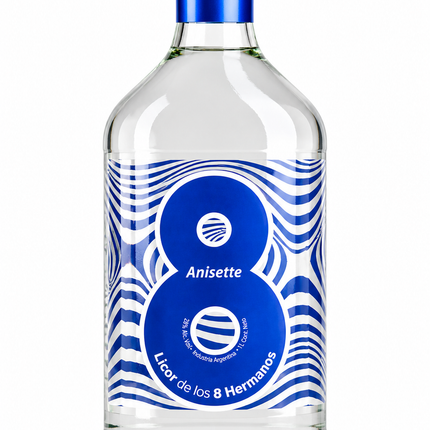 Licor Anís de los 8 Hermanos Azul 1 L / 33.81 oz