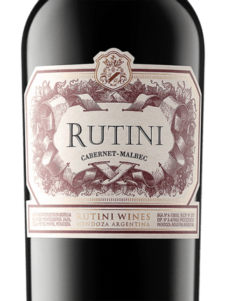 Vino Rutini Cabernet Malbec 750ml blend tinto Valle de Uco – Envío internacional