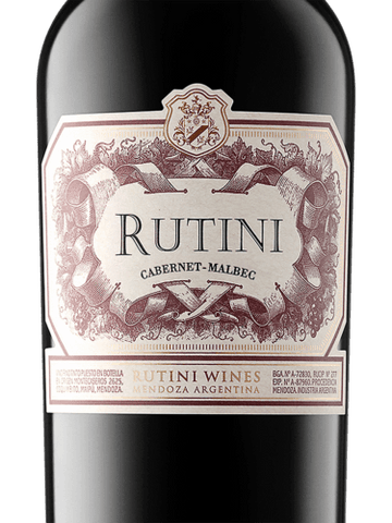 Vino Tinto Rutini Cabernet - Malbec, 750 ml