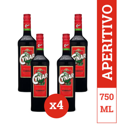 Combo de 6 Aperitivos Cynar, 750 ml / 99,88 oz