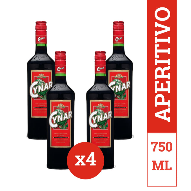 Combo de 6 Aperitivos Cynar, 750 ml / 99,88 oz