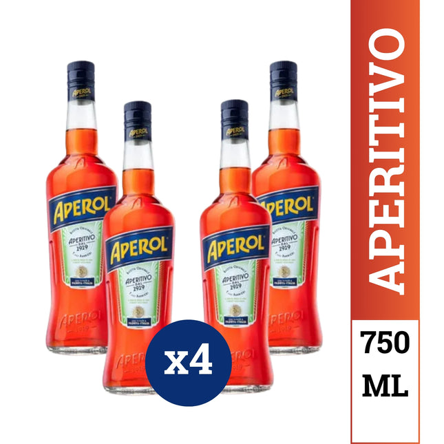 Combo 4 Aperol Spritz, 750ml