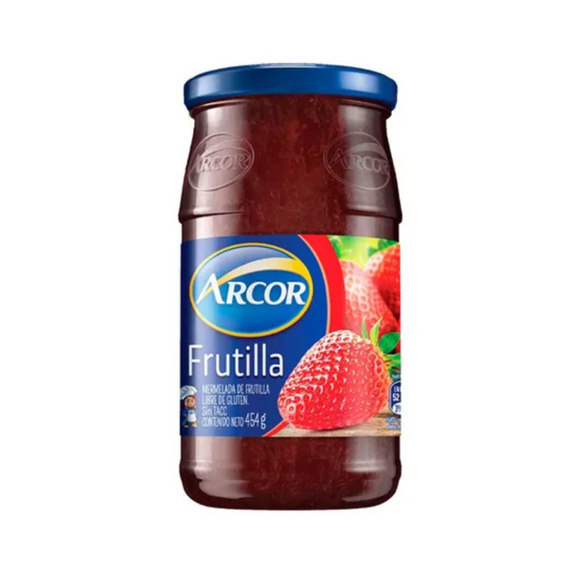 Frasco de Mermelada Arcor de frutilla (strawberry jam), 454 g / 16.01 oz