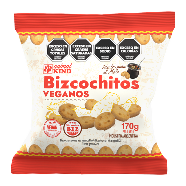Bizcochitos Veganos Clásicos – Caja x12 unidades de 180g