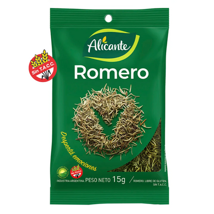 Romero Alicante Sin TACC, 15 g / 0,52 oz