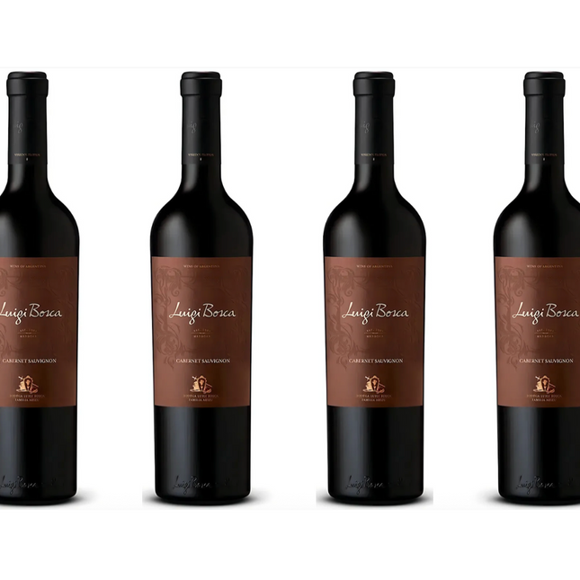 Combo x4 Luigi Bosca Cabernet Sauvignon 750 ml – Vino Tinto argentino premium – Envío internacional