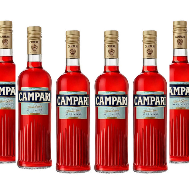 Combo de 8 Campari Aperitivo 750 ml – Clásico Italiano Original