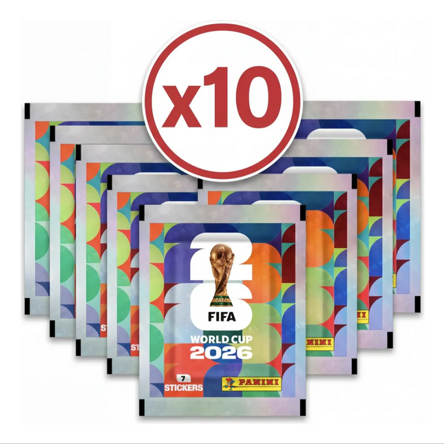 Panini FIFA World Cup Sticker Packs (10-Pack Bundle) – Argentina Soccer Collectibles