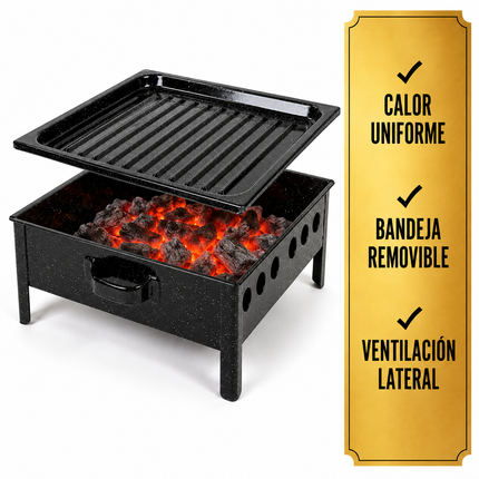 Brazier Table Flushed Professional Grill