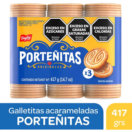 Porteñitas Bagley sugar cookies, 130 g / 4.58 oz