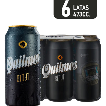Cerveza Stout Quilmes, 473 ml / 99,88 oz (Pack de 6)