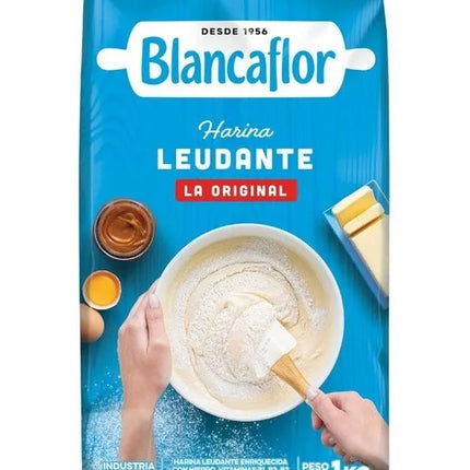 Harina de trigo Blancaflor Leudante con VitaZinc lista para usar, 1 Kg / 2.2 lb