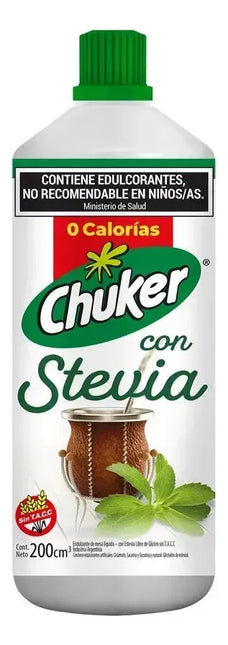 Edulcorante Chuker Líquido con Stevia, 200ml