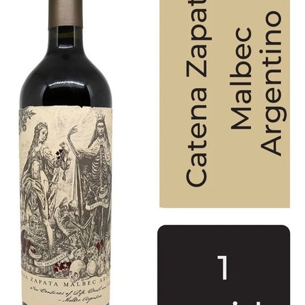 Vino Catena Zapata Argentino Malbec 750ml tinto ícono Mendoza – Envío internacional