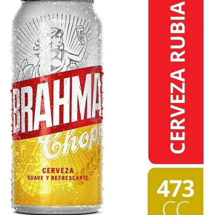 Brahma Chopp Beer, 473 ml / 99.88 oz (Pack of 6)