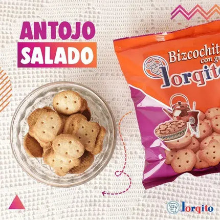 Bizcochitos Jorgito de Grasa Clasicos, 200 g / 7.05 oz (pack of 3)