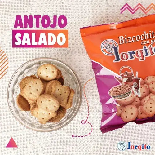 Bizcochitos Jorgito de Grasa Clasicos, 200 g / 7.05 oz
