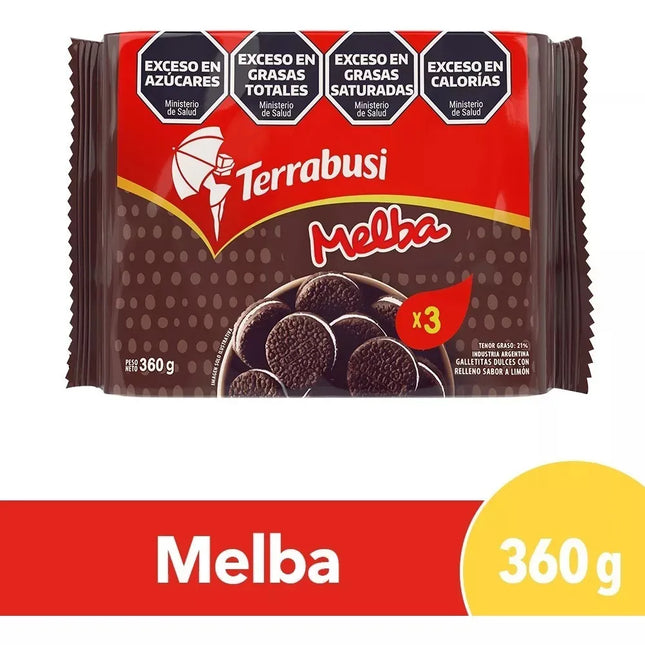 Galletitas Dulces Terrabusi Melba, 120 g (pack 3 unidades)