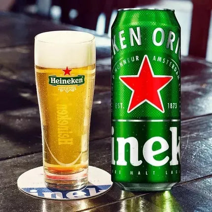 Cerveza Heineken Rubia Clasica, 473 ml / 99,88 oz (Pack de 6)