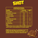 Chocolate Shot con Leche y Mani, 170 g / 6 oz (Pack 3 unidades)