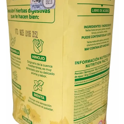 Yerba Cachamate Herbal Blend, 500g / 17.63oz (Yellow Pack)