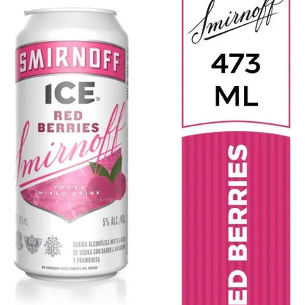 Vodka en Lata Smirnoff Ice Red Berries 473 ml (Pack 6 unidades)