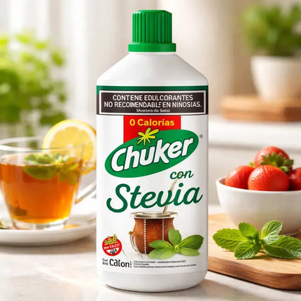 Edulcorante Chuker Líquido con Stevia, 200ml