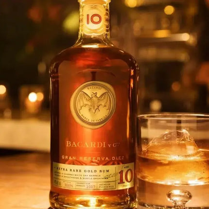 Bacardi Ron Añejo 10 Años - 1 lt / 33.81 oz
