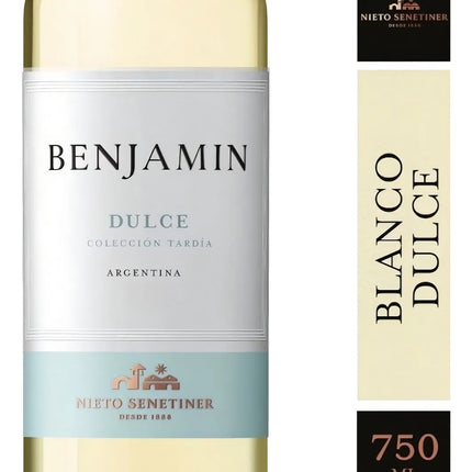 Vino Blanco Benjamin Nieto Senetiner Dulce Coleccion Tardia, 750 ml