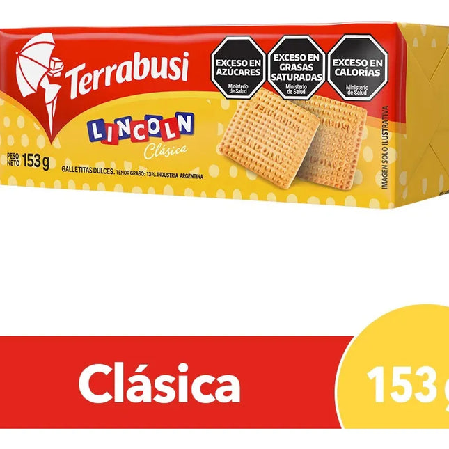Galletitas Lincoln Terrabusi Pack x3 153 g – Envío internacional