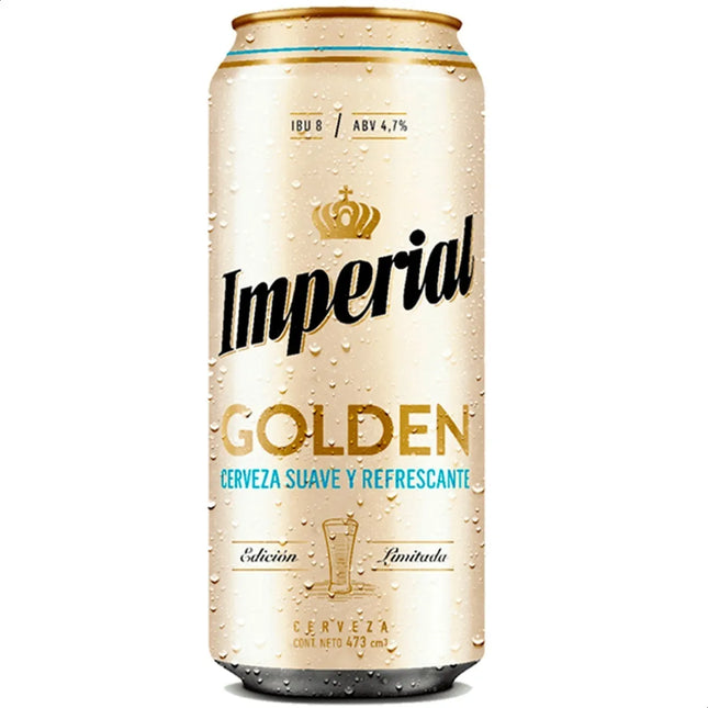 Cerveza Imperial Golden 473 ml / 99,88 oz (pack de 6)