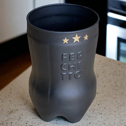 Vaso Fernet Ferchetto Negro 800 ml Campeones Del Mundo Negro. (Edicion Limitada)