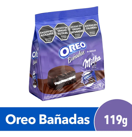 Galletitas Oreo bañadas en chocolate con Leche Milka, 119 g / 4,19 oz