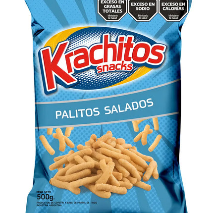 Krachitos Palitos Salados Super Bag, 500 g