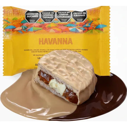 Alfajor Havanna Playa Grande Bristol 90 gramos, Caja de 8 unidades (Playa Bristol & Playa Grande Tribute)