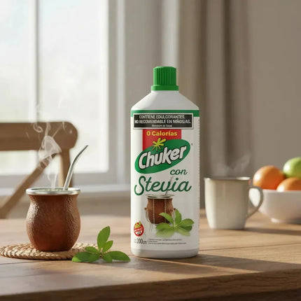 Edulcorante Chuker Líquido con Stevia, 200ml