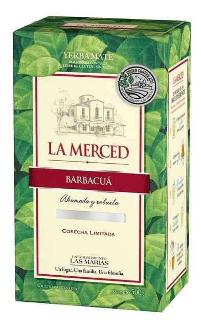 Yerba flavor Barbacuá La Merced, 500 g / 17.63 oz