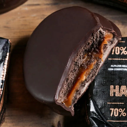 Alfajor Havanna de Chocolate 70 % Cacao Puro 585 g / 20.6 oz (Caja 9 Unidades)