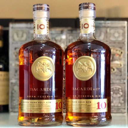 Bacardi Ron Añejo 10 Años - 1 lt / 33.81 oz