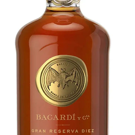 Bacardi Ron Añejo 10 Años - 1 lt / 33.81 oz