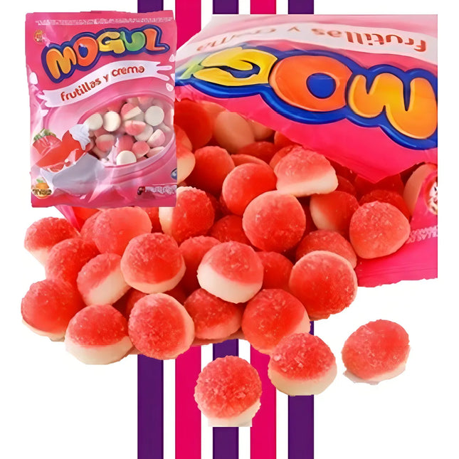 Mogul Gomitas Frutilla y Crema, 500g / 1.10 lb