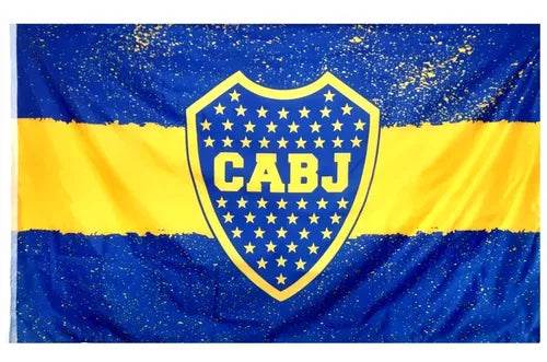 Bandera de Boca - 194 cm x 120 cm