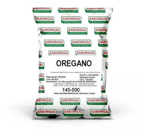 Orégano Especial Saborigal, 500 g / 17,63 oz