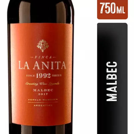 Vino Finca La Anita Malbec 750ml tinto elegante premiado Mendoza – Envío internacional