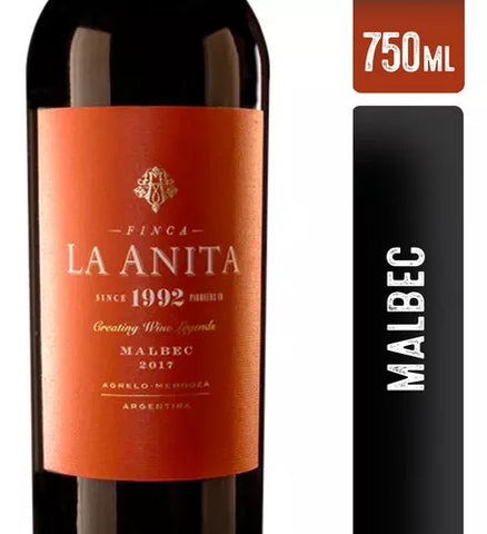 Vino Tinto Finca La Anita Malbec, 750 ml