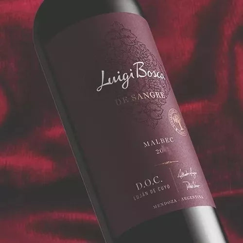 Vino Tinto Luigi Bosca De Sangre D.O.C Malbec, 750 ml / 25.3 oz