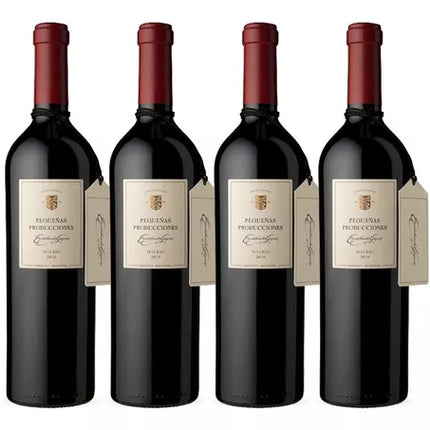Combo x4 Pequeñas Producciones Malbec 750 ml – Escorihuela Gascón – Envío internacional