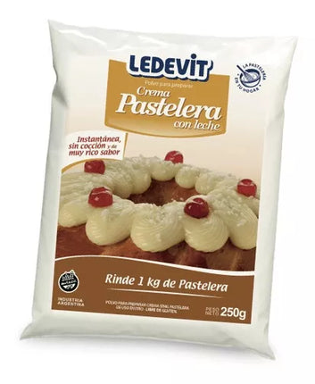 Crema Pastelera en Polvo Ledevit 250 g – Envío internacional