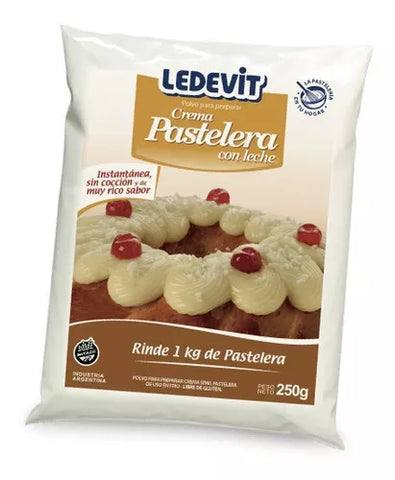 Crema Pastelera en polvo Ledevit, 250 g / 8,81 oz