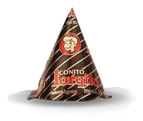 Conitos Jorgito Chocolate con Dulce de Leche, 204 g / 7,19 oz (Caja de 6)